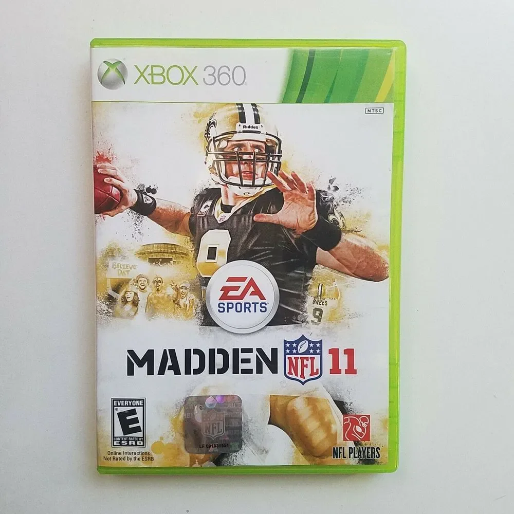 Madden NFL 11 (Microsoft Xbox 360, 2010) Excellent Condition